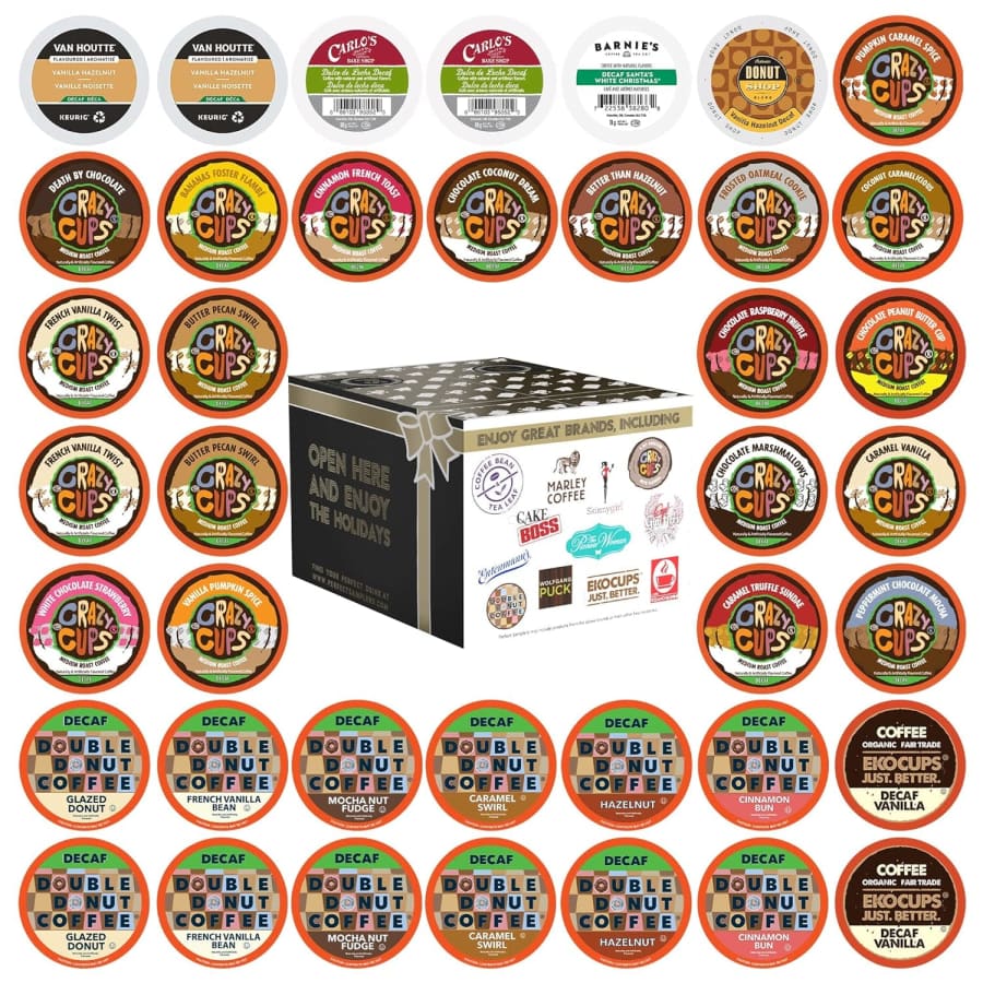 Crazy Cups Decaf Flavored Coffee 40-Count Variety Pack at Amazon: for $9.97 w/ Prime Crazy Cups Decaf Flavored Coffee 40-Count Variety Pack at Amazon: for $9.97 w/ Prime