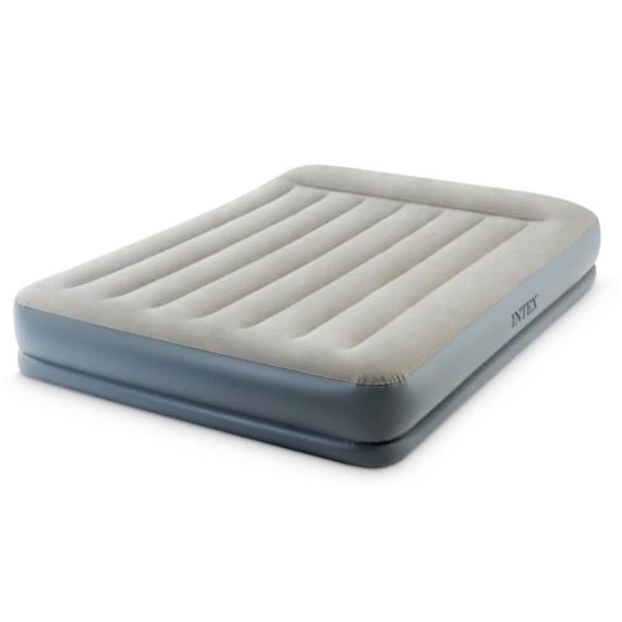Intex Dura-Beam 12" Pillow Rest Queen Air Bed Mattress w/ Built-in Pump for $34