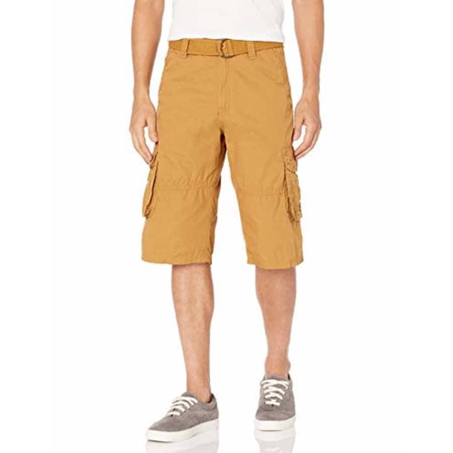 Southpole Men's Shorts, Wheat, 36 for $17