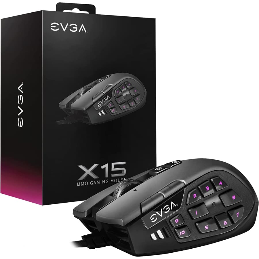 eVGA X15 MMO Wired Gaming Mouse for $25 eVGA X15 MMO Wired Gaming Mouse for $25