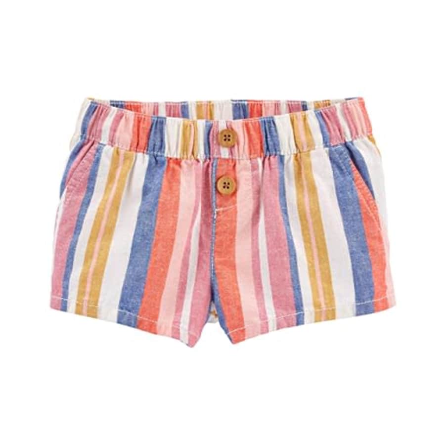 OshKosh B'Gosh girls Pull-on Shorts, Multi-stripe, 3 US for $14
