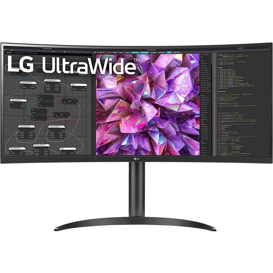 LG UltraWide QHD 34" Curved Monitor for $337