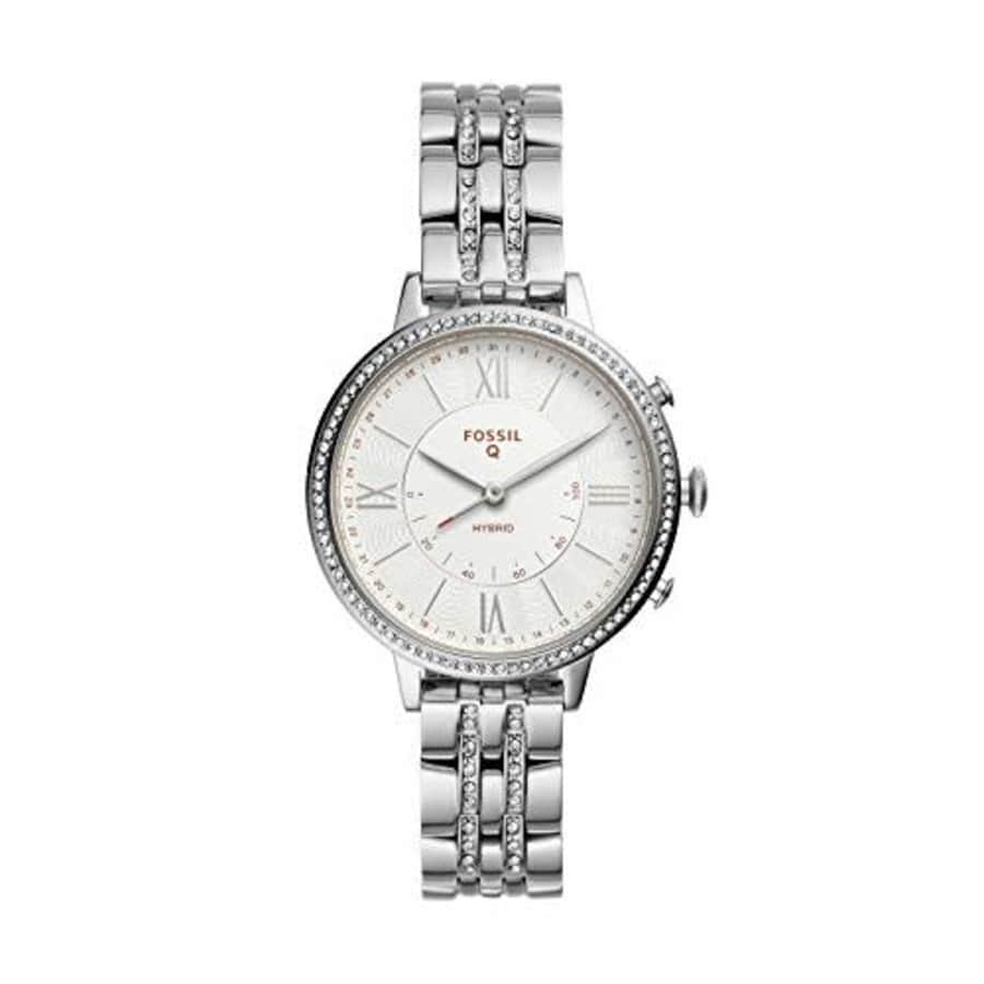 Fossil Women's Jacqueline Stainless Steel Hybrid Smartwatch, Color: Silver (Model: FTW5033) for $173 Fossil Women's Jacqueline Stainless Steel Hybrid Smartwatch, Color: Silver (Model: FTW5033) for $173