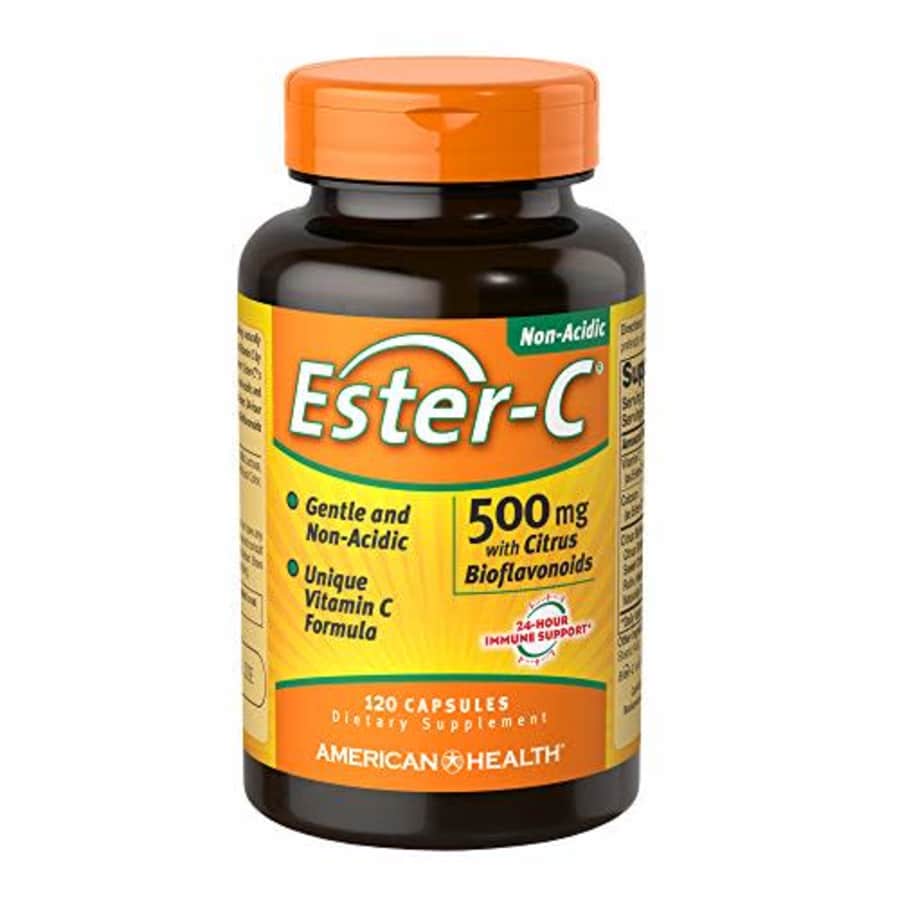 American Health Ester-C with Citrus Bioflavonoids Capsules - Gentle On Stomach, Non-Acidic Vitamin for $21