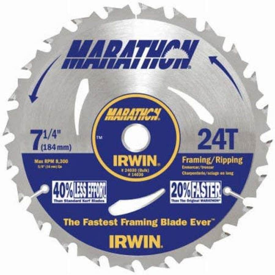 Irwin Tools Marathon 7" Circular Saw Blade for $5 Irwin Tools Marathon 7" Circular Saw Blade for $5