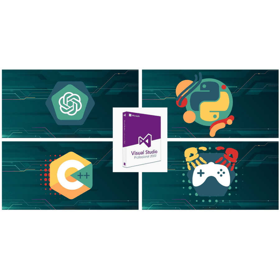 Microsoft Visual Studio Professional 2022 w/ 2024 Learn to Code Certification Bundle at StackSocial: for $56