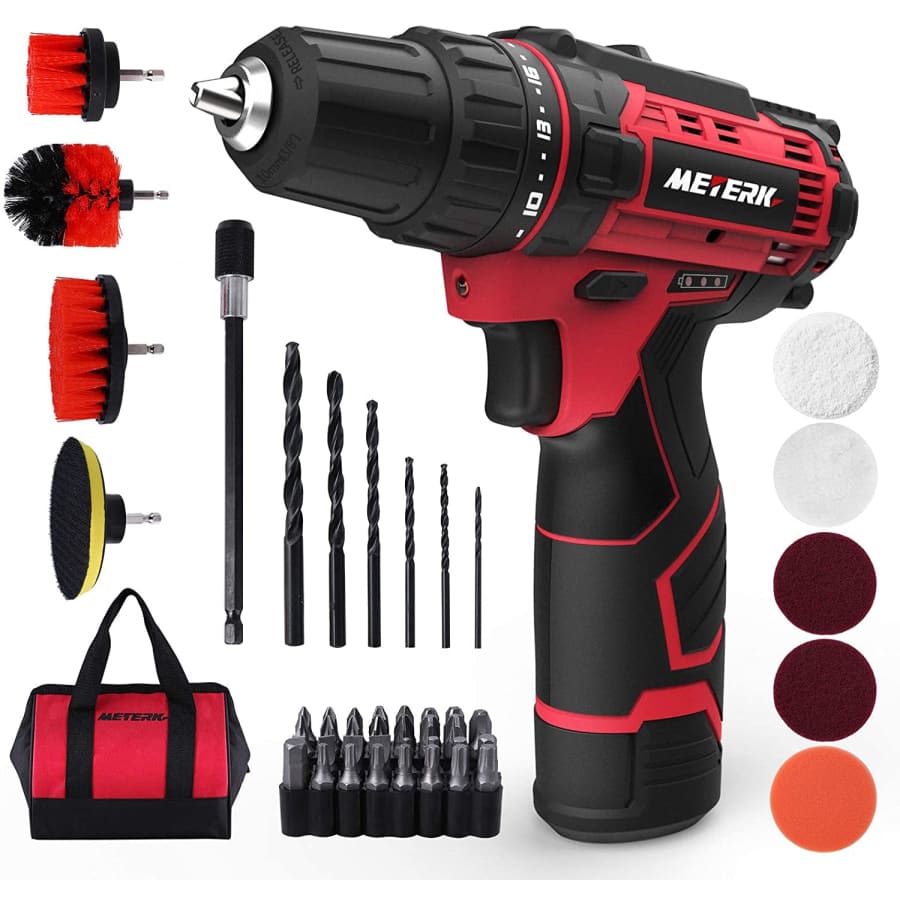 Meterk 50-Piece Cordless Drill/Driver Set for $49 Meterk 50-Piece Cordless Drill/Driver Set for $49