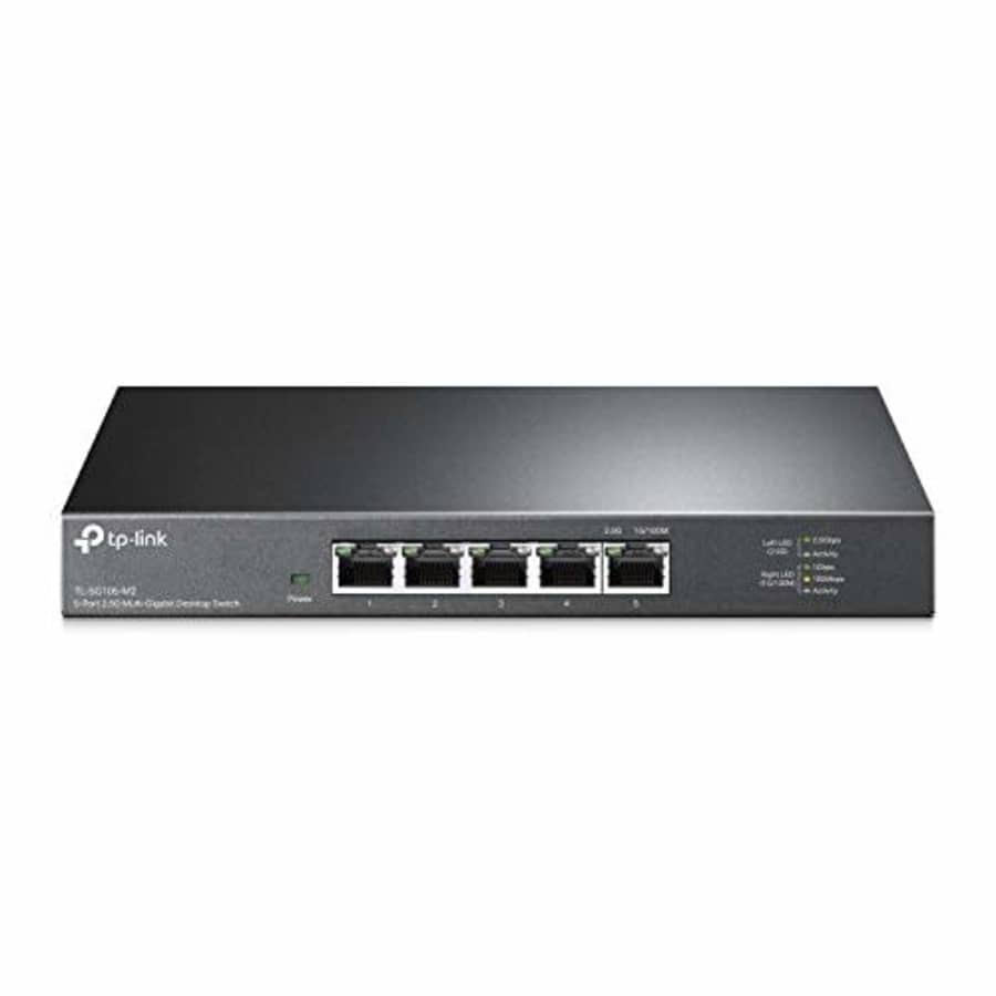 TP-Link TL-SG105-M2 | 5 Port Multi-Gigabit Unmanaged Network Switch, Ethernet Splitter | 2.5G for $80 TP-Link TL-SG105-M2 | 5 Port Multi-Gigabit Unmanaged Network Switch, Ethernet Splitter | 2.5G for $80