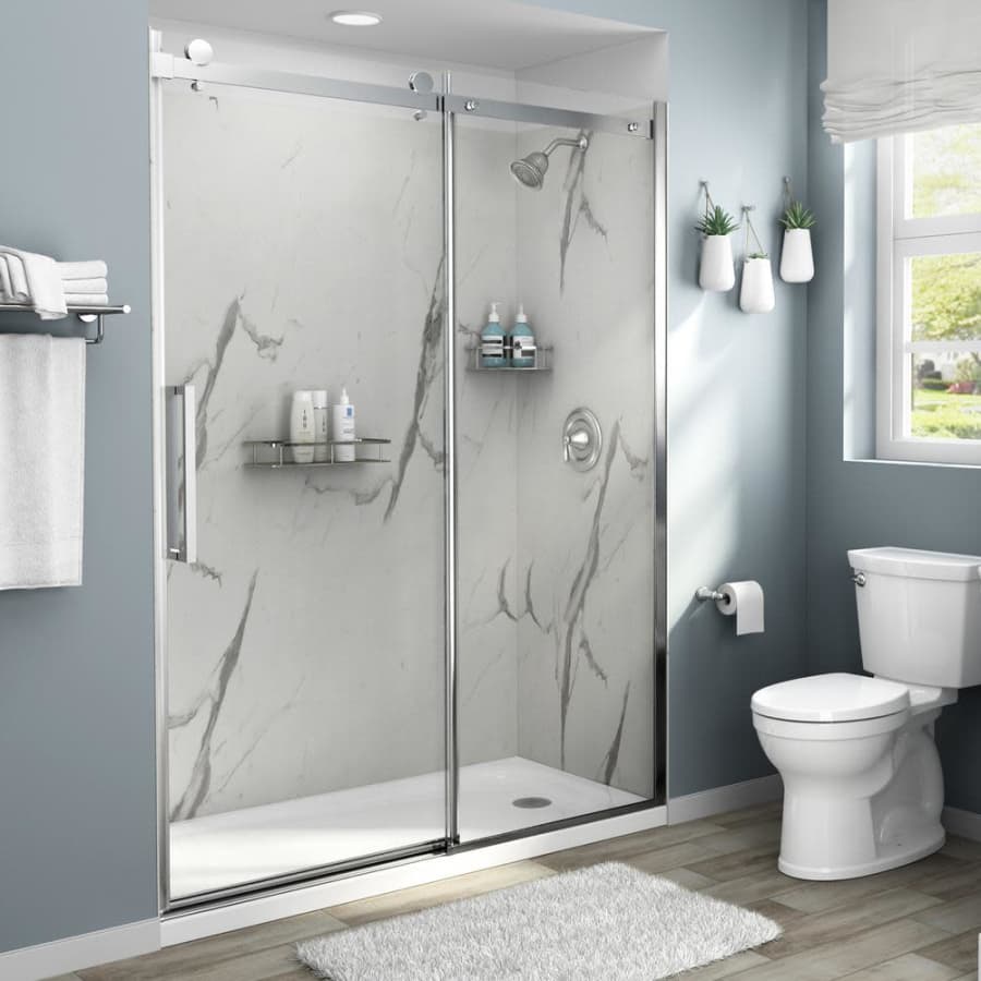 American Standard Passage 4-Piece Glue-Up Alcove Shower Wall for $479