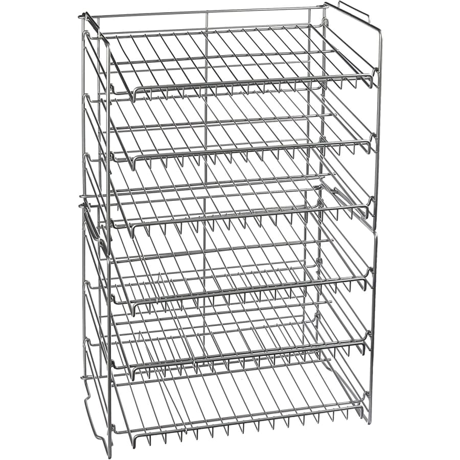 Atlantic Steel 6-Tier Gravity-Fed Double Can Rack for $28 Atlantic Steel 6-Tier Gravity-Fed Double Can Rack for $28