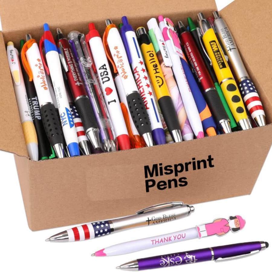 3lbs. of Misprinted Retractable Pens for $18 3lbs. of Misprinted Retractable Pens for $18