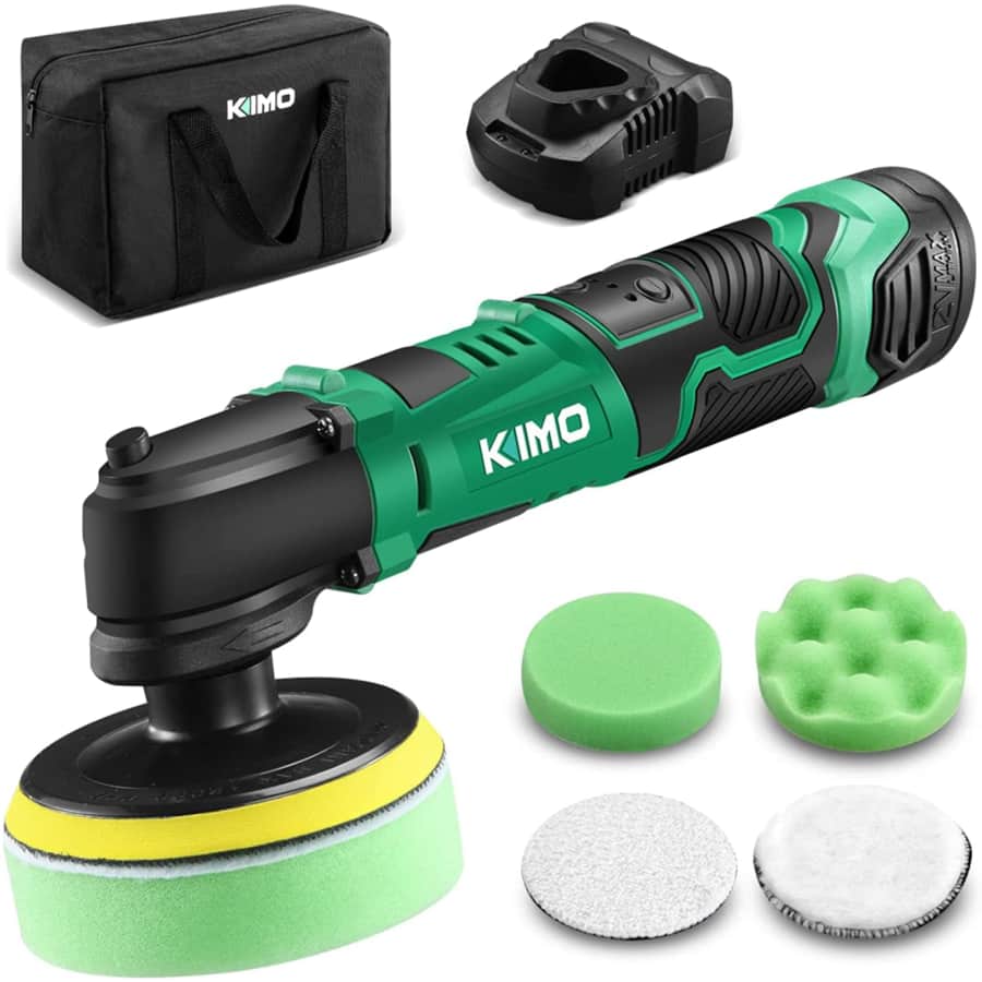 Kimo Cordless Buffer/Polisher Kit for $43