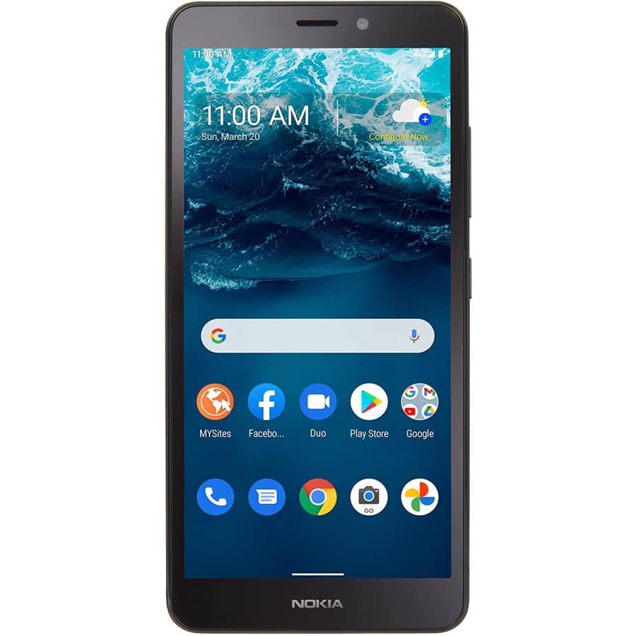 Nokia C100 4G 32GB Smartphone for TracFone for $70