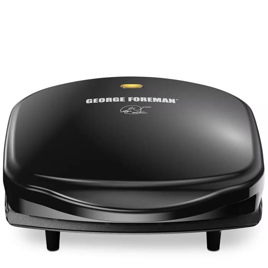 George Foreman 2-Serving Classic Plate Electric Indoor Grill & Panini Press for $17