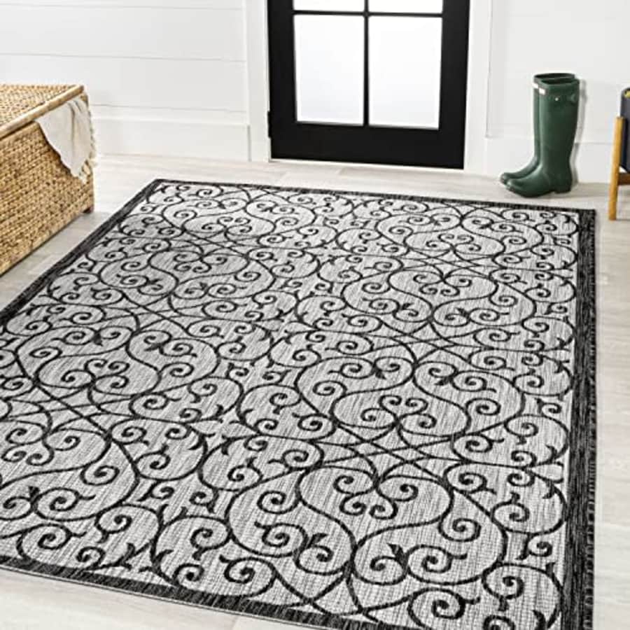 JONATHAN Y SMB107E-3 Madrid Vintage Filigree Textured Weave Indoor Outdoor Area Rug, for $46 JONATHAN Y SMB107E-3 Madrid Vintage Filigree Textured Weave Indoor Outdoor Area Rug, for $46