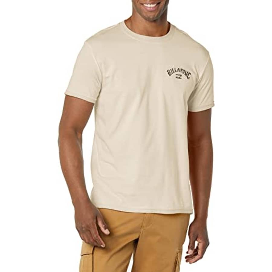 Billabong Men's Classic Short Sleeve Premium Logo Graphic Tee T-Shirt, Off White Arch Fill, Small for $46 Billabong Men's Classic Short Sleeve Premium Logo Graphic Tee T-Shirt, Off White Arch Fill, Small for $46