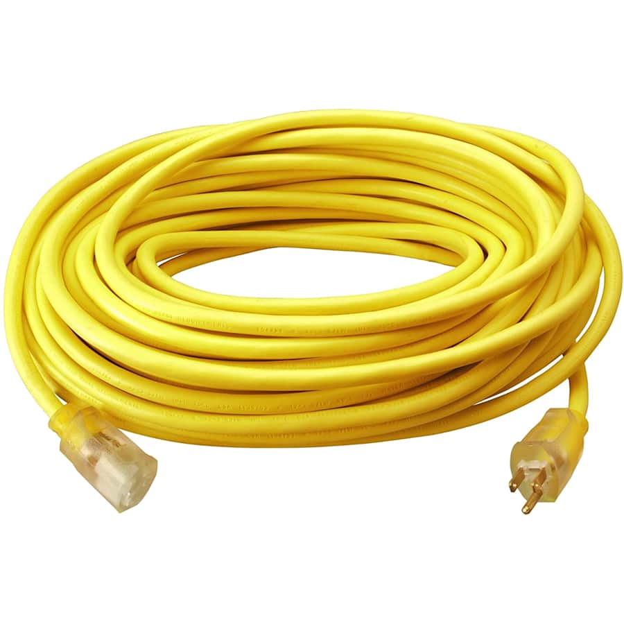 Southwire 50-Foot SJTW 12/3 3-Prong Outdoor Extension Cord for $26