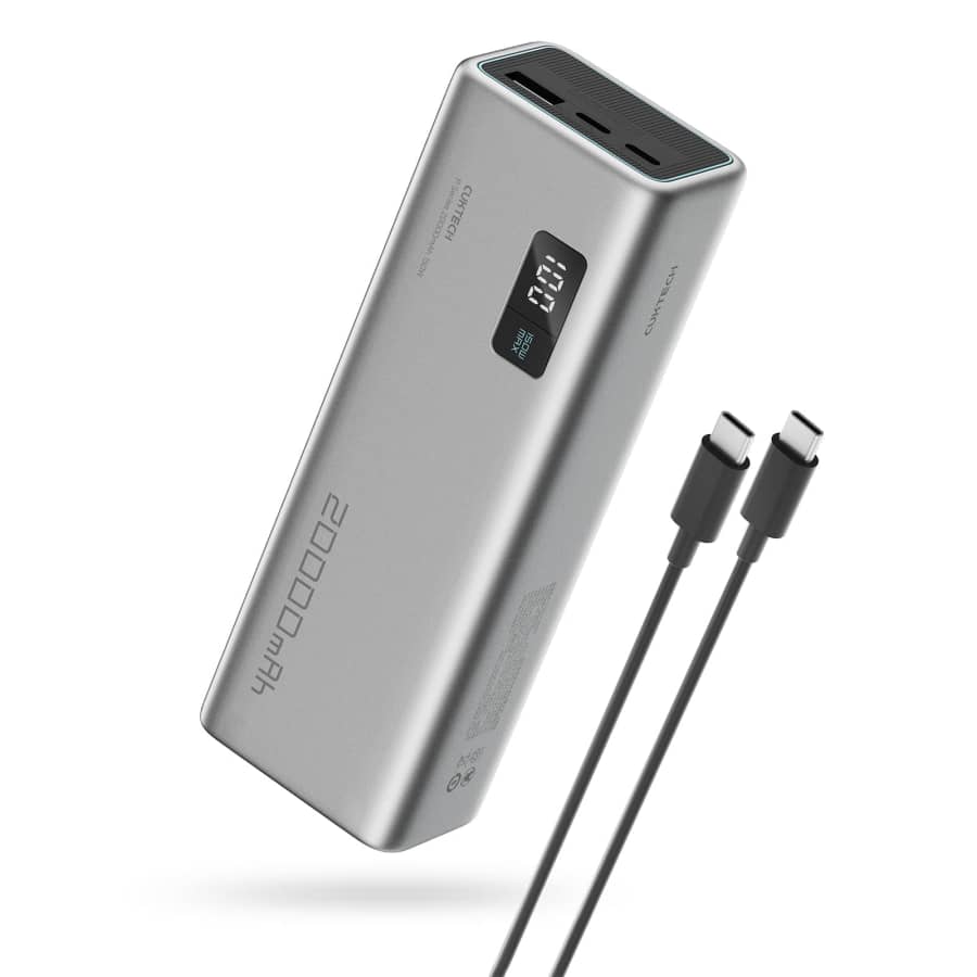 Cuktech 15 20,000mAh Laptop Power Bank for $70