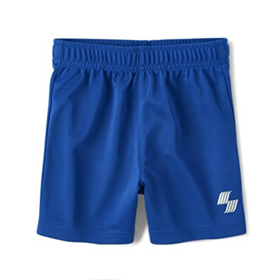The Children's Place Baby Boys' and Toddler Basketball Shorts, Renew Blue for $4