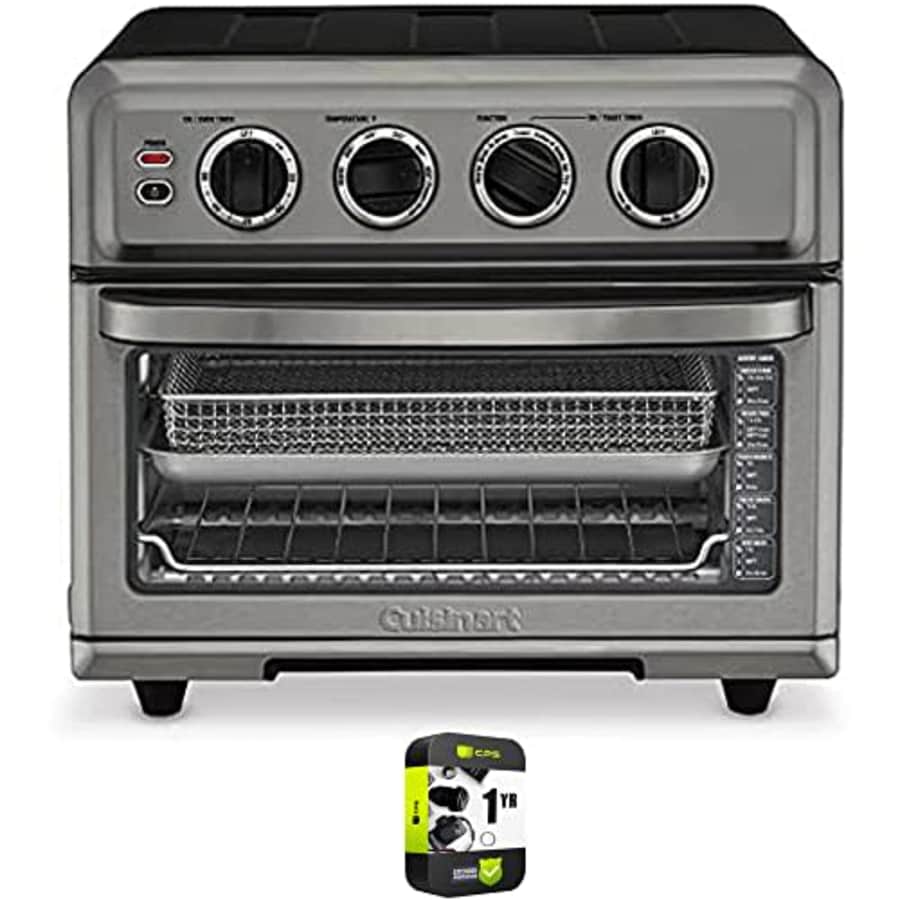 Cuisinart TOA-70BKS AirFryer Toaster Oven with Grill Black Stainless Steel Bundle with 1 YR CPS for $230 Cuisinart TOA-70BKS AirFryer Toaster Oven with Grill Black Stainless Steel Bundle with 1 YR CPS for $230