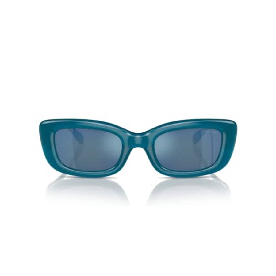 COACH Women's Hc8390u Pillow Tabby Rectangular Sunglasses, Milky Ocean Blue/Blue Mirrored, 51 mm for $128 COACH Women's Hc8390u Pillow Tabby Rectangular Sunglasses, Milky Ocean Blue/Blue Mirrored, 51 mm for $128