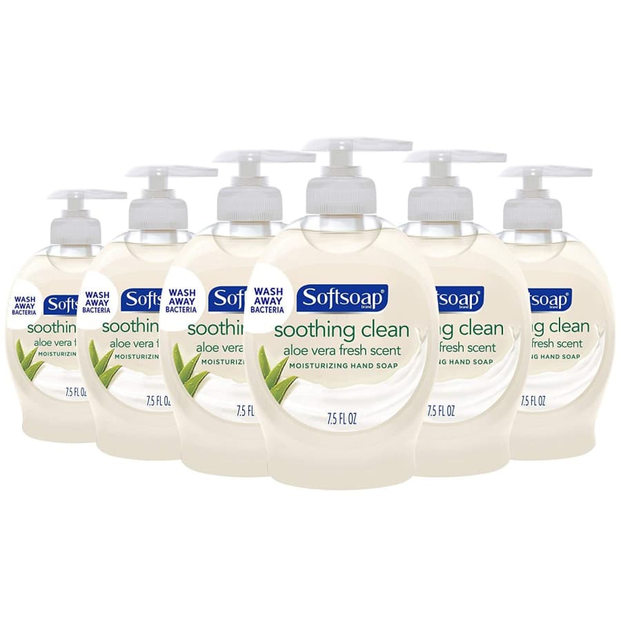Softsoap 7.5-oz. Moisturizing Hand Soap 6-Pack for $7 Softsoap 7.5-oz. Moisturizing Hand Soap 6-Pack for $7