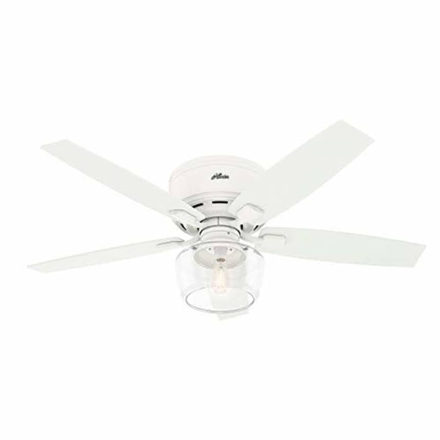Hunter Fan Company 50280 Bennett Ceiling Fan, 52, Matte White Finish for $287 Hunter Fan Company 50280 Bennett Ceiling Fan, 52, Matte White Finish for $287
