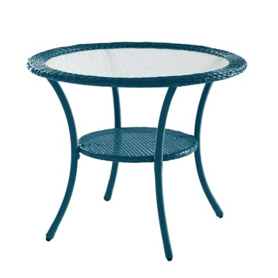 BrylaneHome Outdoor Roma All Weather Round Resin Wicker Bistro Table Patio Furniture Yard - 29" for $136 BrylaneHome Outdoor Roma All Weather Round Resin Wicker Bistro Table Patio Furniture Yard - 29" for $136