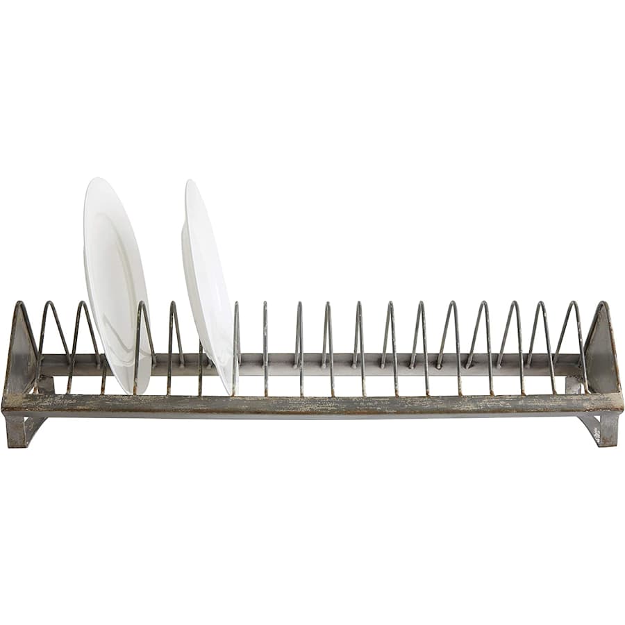 Creative Co-Op Metal 18-Plate Rack for $21 Creative Co-Op Metal 18-Plate Rack for $21