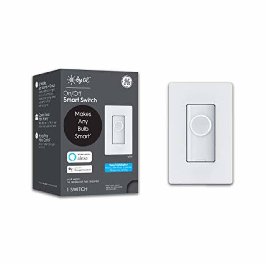 C by GE On/Off 3-Wire Smart Switch - Works with Alexa + Google Home Without Hub, Button Style Smart for $40 C by GE On/Off 3-Wire Smart Switch - Works with Alexa + Google Home Without Hub, Button Style Smart for $40
