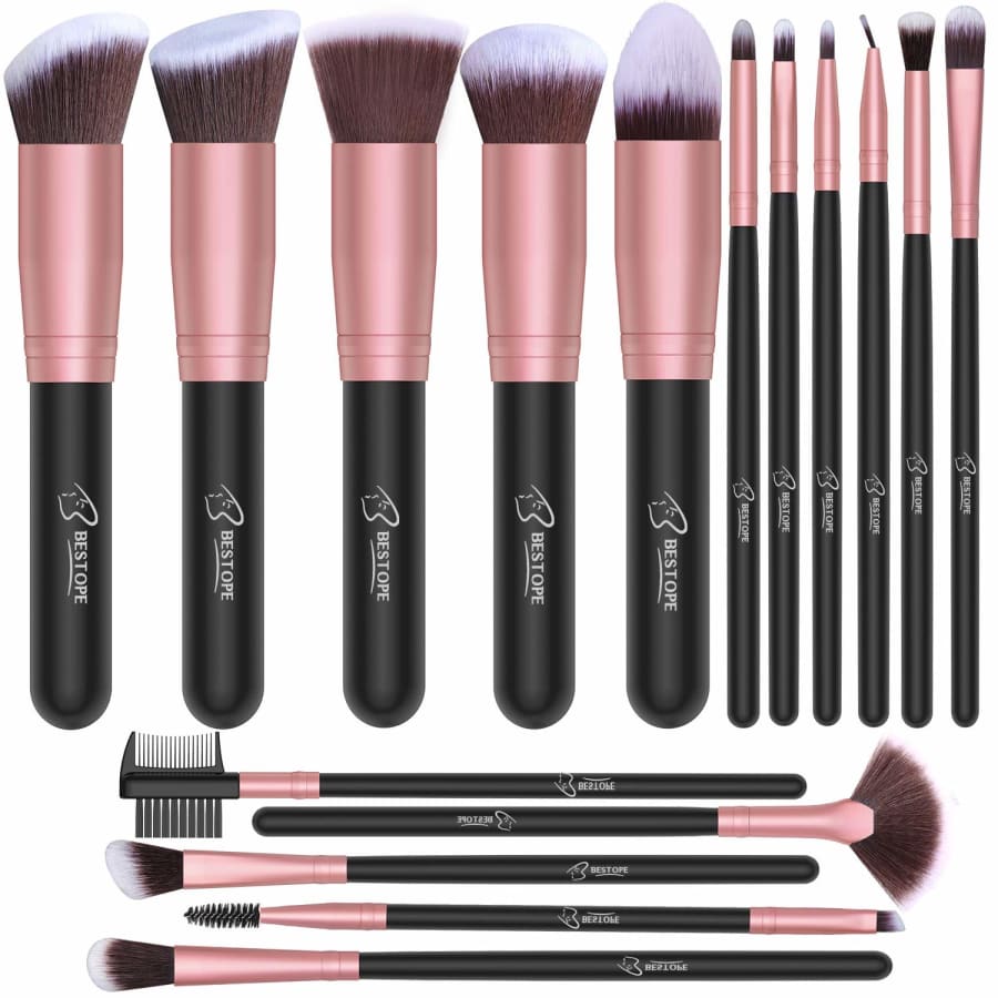 Bestope 16-Piece Makeup Brush Set for $6