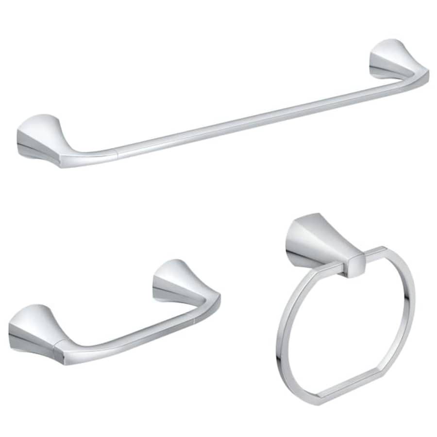 Moen Lindor 3-Piece Bath Hardware Set for $46 Moen Lindor 3-Piece Bath Hardware Set for $46