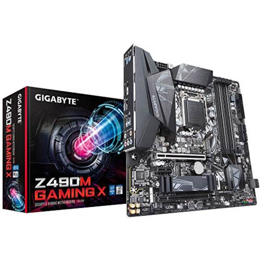 GIGABYTE Z490M Gaming X (Intel LGA1200/Z490/Micro ATX/M.2/Realtek ALC892/Intel GbE LAN/SATA for $305 GIGABYTE Z490M Gaming X (Intel LGA1200/Z490/Micro ATX/M.2/Realtek ALC892/Intel GbE LAN/SATA for $305