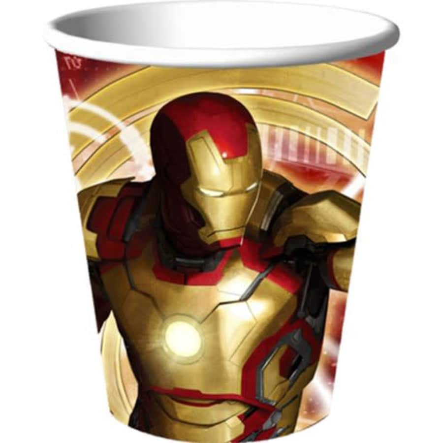 Hallmark Iron Man Party Supplies - Iron Man 9 Oz Paper Cups - 8 Count for $10 Hallmark Iron Man Party Supplies - Iron Man 9 Oz Paper Cups - 8 Count for $10