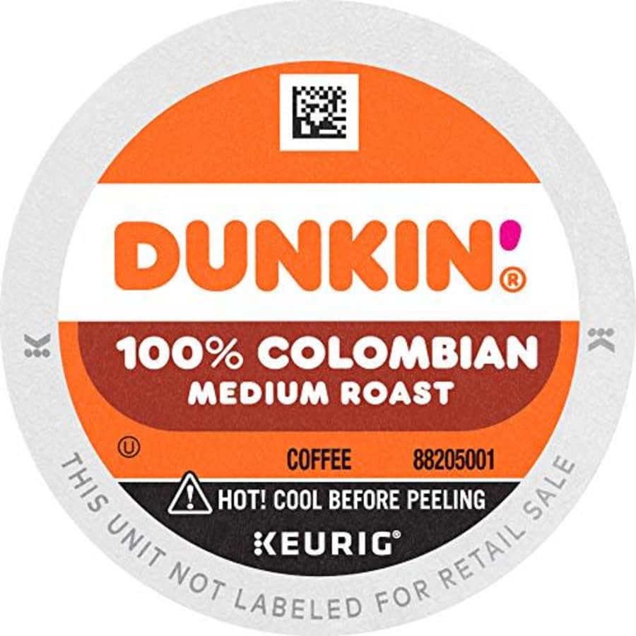 Dunkin Donuts Dunkin' 100% Colombian Medium Roast Coffee, 60 K Cups for Keurig Coffee Makers (Packaging May Vary) for $48