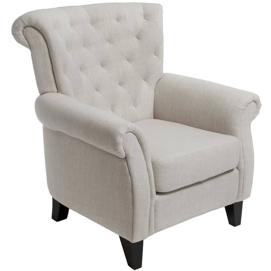 Noble House Greggory Tufted Club Chair for $255 Noble House Greggory Tufted Club Chair for $255