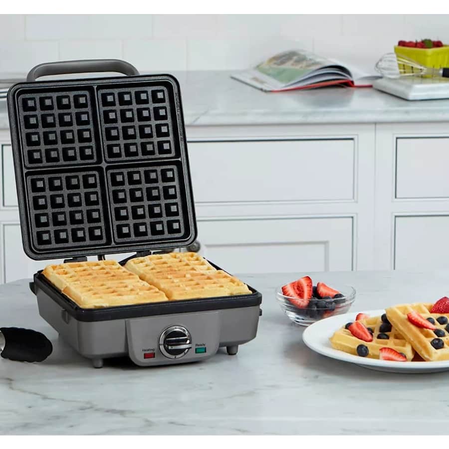 Cuisinart Stainless Steel Belgian Waffle Maker w/ Pancake Plates for $52 Cuisinart Stainless Steel Belgian Waffle Maker w/ Pancake Plates for $52