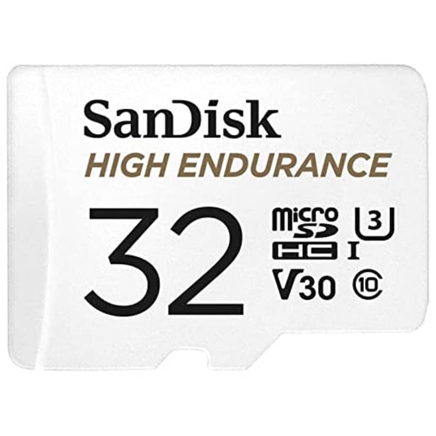 SanDisk SDSQQNR-032G-GH3IA Dash Cam Compatible MicroSD Card, 32GB, UHS-I, Class 10, U3, V30 for $23 SanDisk SDSQQNR-032G-GH3IA Dash Cam Compatible MicroSD Card, 32GB, UHS-I, Class 10, U3, V30 for $23