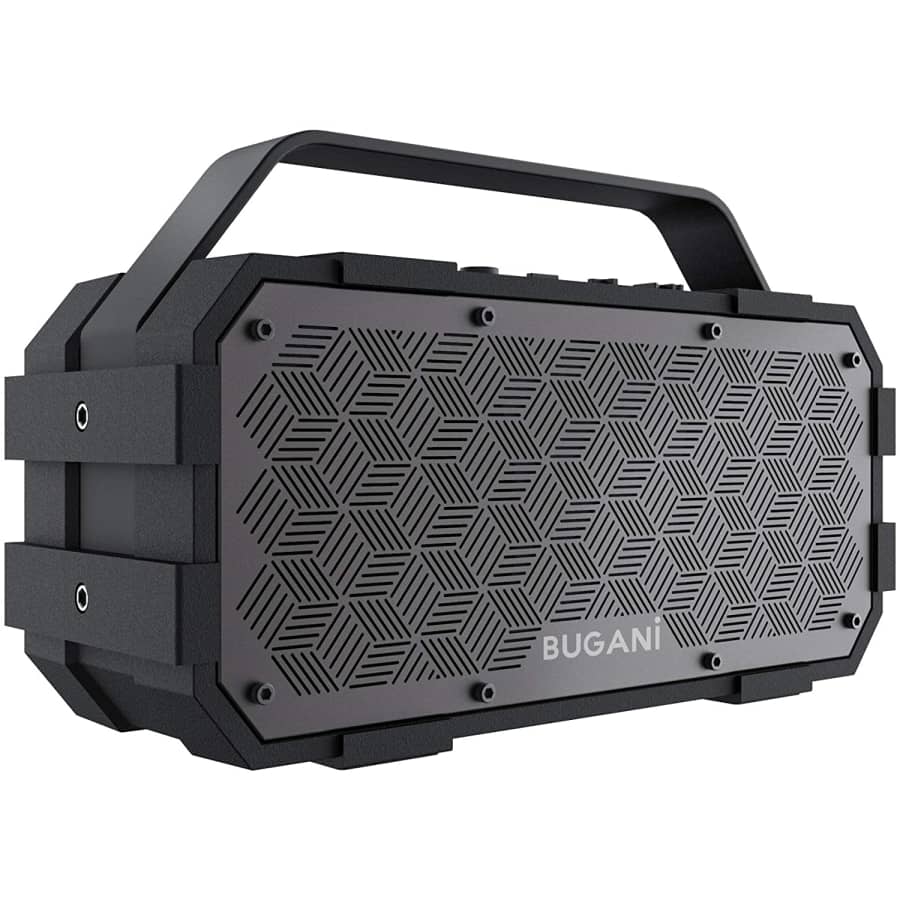 Bugani 30W Portable Bluetooth Speaker for $25 Bugani 30W Portable Bluetooth Speaker for $25