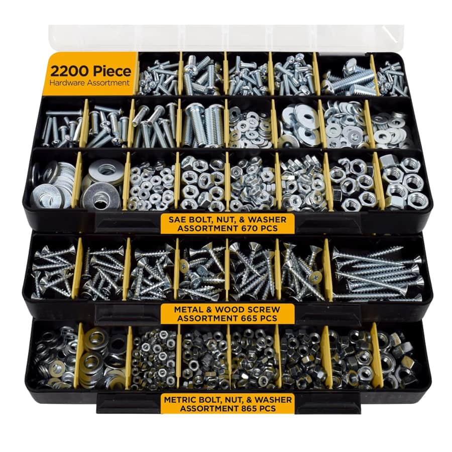 Jackson Palmer 2,050-Piece Hardware Assortment Kit for $37 Jackson Palmer 2,050-Piece Hardware Assortment Kit for $37
