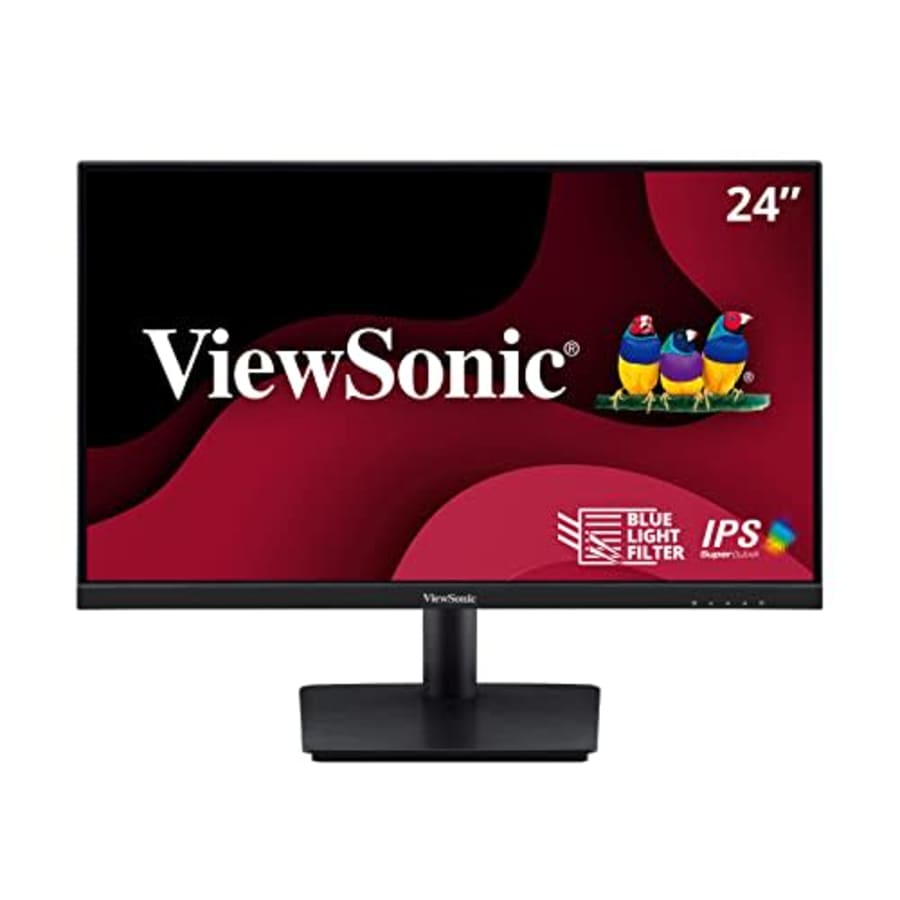 ViewSonic VA2409M 24 Inch Monitor 1080p IPS Panel with Adaptive Sync, Thin Bezels, HDMI, VGA, and for $100