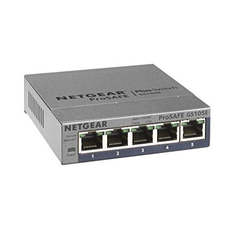 Netgear ProSAFE Plus 5-port gigabit switch for $40