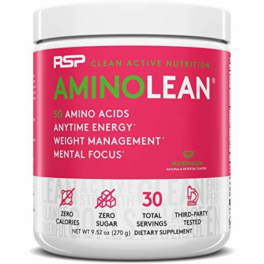 RSP AminoLean - All-in-One Pre Workout, Amino Energy, Weight Management Supplement with Amino for $30 RSP AminoLean - All-in-One Pre Workout, Amino Energy, Weight Management Supplement with Amino for $30