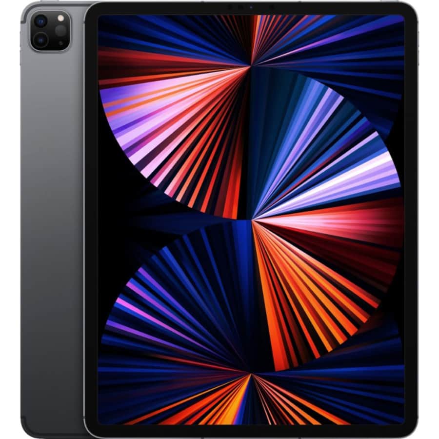 Open-Box Apple iPad Pro 12.9" 256GB WiFi + Cellular Tablet (2021): $700