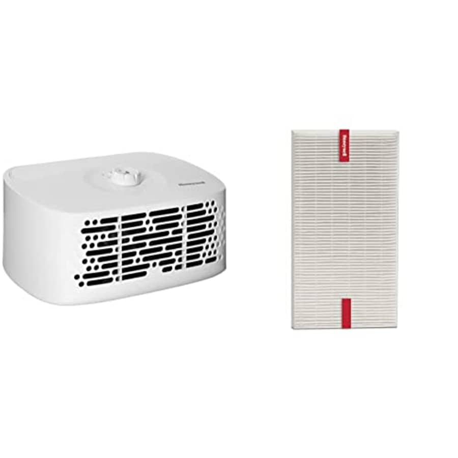 Honeywell HHT270??Air Purifier, Small Rooms (100 sq.??ft.) White & HEPA Air Purifier Filter R, for $63