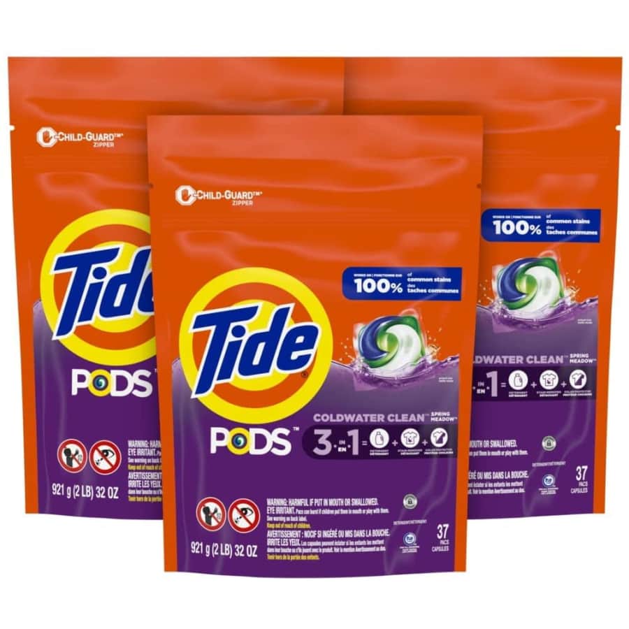 Tide Pods 3-in-1 Laundry Detergent 111-Pack for $40 Tide Pods 3-in-1 Laundry Detergent 111-Pack for $40