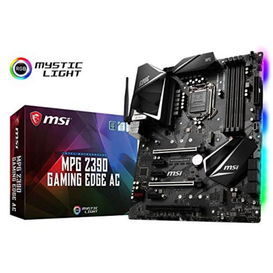 MSI MPG Z390 Gaming Edge AC LGA1151 (Intel 8th and 9th Gen) M.2 USB 3.1 Gen 2 DDR4 HDMI DP Wi-Fi for $230 MSI MPG Z390 Gaming Edge AC LGA1151 (Intel 8th and 9th Gen) M.2 USB 3.1 Gen 2 DDR4 HDMI DP Wi-Fi for $230