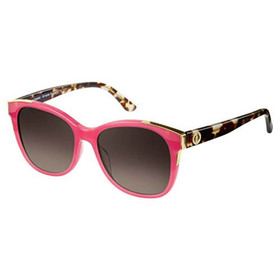 Juicy Couture Women's JU593/s Square Sunglasses, Coral, 56 mm for $28