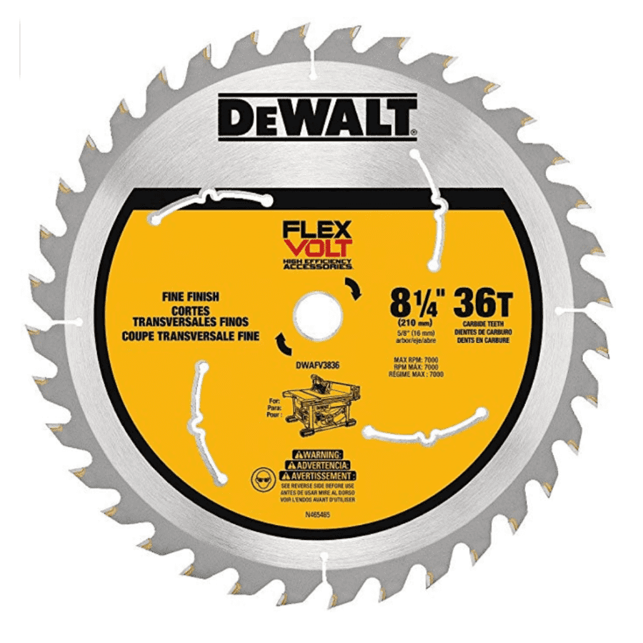 DeWalt Flexvolt 8-1/4" Circular Saw Blade for $17 DeWalt Flexvolt 8-1/4" Circular Saw Blade for $17