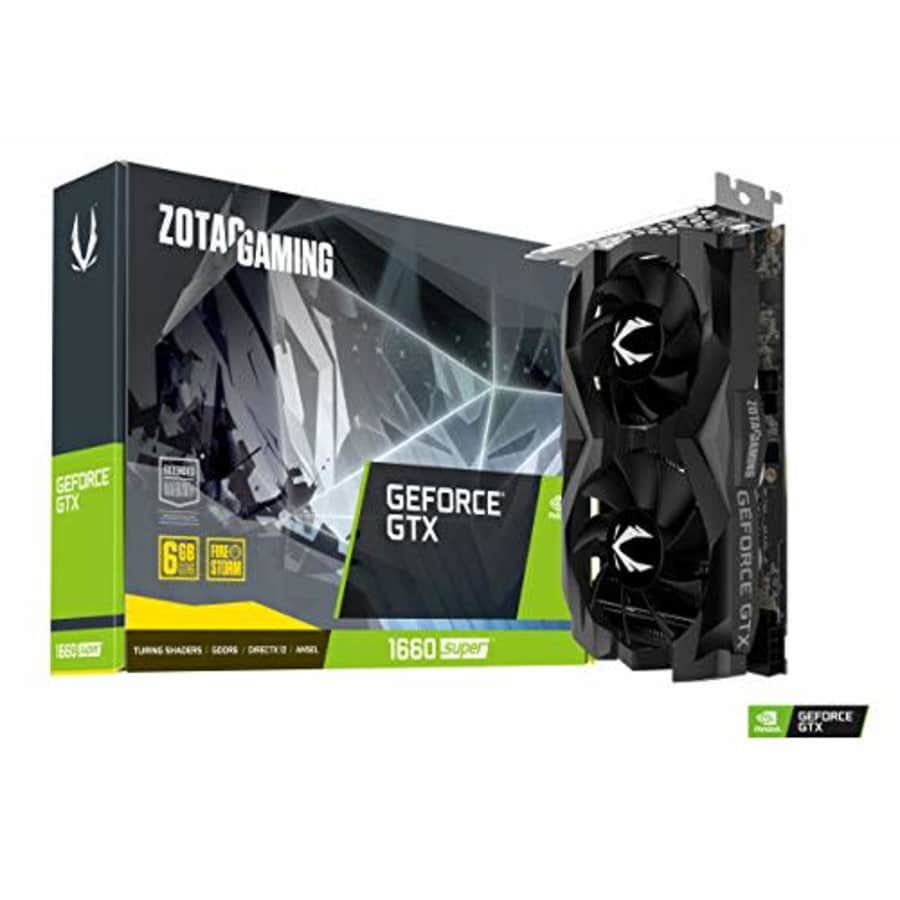 ZOTAC Gaming GeForce GTX 1660 Super Twin Fan, 6GB GDDR5, 192-bit, 1785MHz, 8Gbps, PCI Express 3.0 for $276